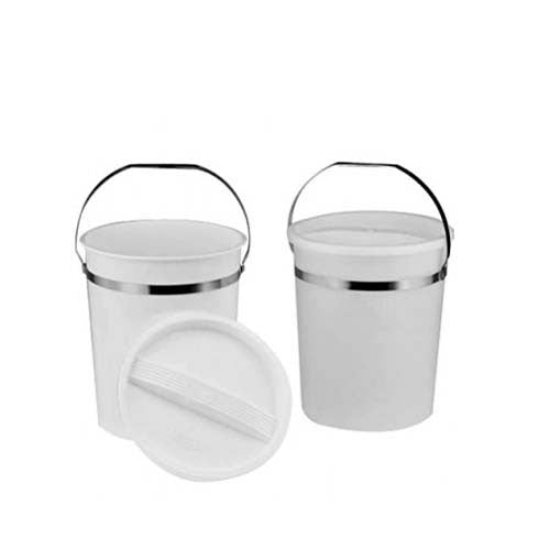 22232. CUBETA DE POLIPROPILENO 7.6LT C/TAPA Y ASA BEL-ART