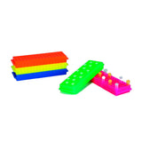 30044. GRADILLA P/80 MICROTUBOS 0.2ML/1.5-2ML REVERSIBLE POLIPROPILENO COLORES SURTIDOS C/5 BEL-ART