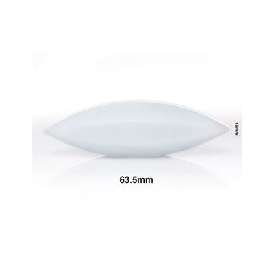 5186. BARRA MAGNETICA FORMA HUEVO DE TEFLON 19 X 63.5MM BLANCA - BEL-ART