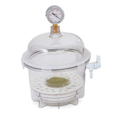 30386. DESECADOR DE POLICARBONATO 6LT P/VACIO, TRANSPARENTE REDONDO BEL-ART