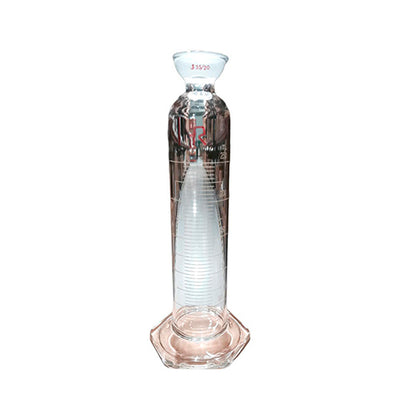 23040. PROBETA (MEDIDA CILINDRICA) DE VIDRIO 250ML UNION ESMERILADA ESFERICA 35/20, RELIANCE GLASS