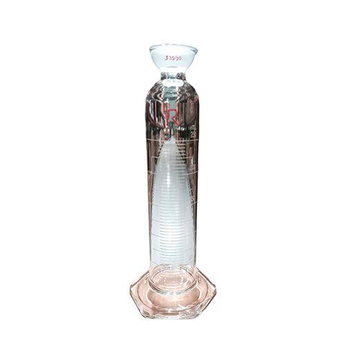23040. PROBETA (MEDIDA CILINDRICA) DE VIDRIO 250ML UNION ESMERILADA ESFERICA 35/20, RELIANCE GLASS