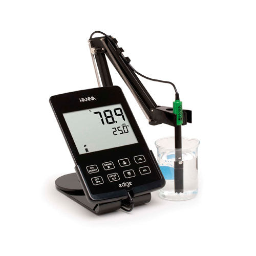 55083. MEDIDOR DE OXIGENO DISUELTO EDGE, PANTALLA LCD 5PULG, TECLADO TACTIL 115V HANNA
