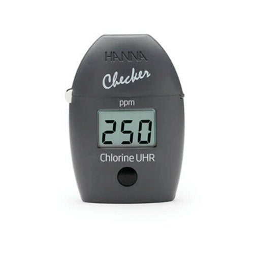 50662. COLORIMETRO PORTATIL CHECKER HC DE CLORO TOTAL INTERVALO ULTRA ALTO 0-500PPM - HANNA