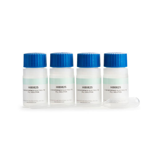 55105. SOLUCION ELECTROLITA DE RELLENO 3.5M DE KCL P/ELECTRODOS DE DOBLE UNION, EN FRASCO FDA 4 X 30ML HANNA