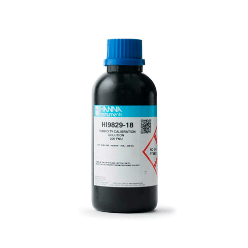 55130. SOLUCION DE CALIBRACION DE TURBIDEZ 200FNU 230ML HANNA