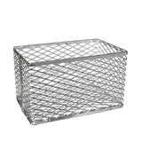 4250. CESTO DE ALUMINIO P/TUBOS DE ENSAYE 25.6X15.2X15.2CM - HEATHROW