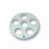 22865. PLACA DE PORCELANA 140MM C/PERFORACIONES PEQUEÑAS UNITED SCIENTIFIC