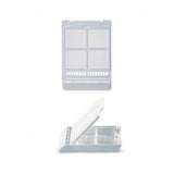 52209. CASSETTE P/INCLUSION DE TEJIDOS P/PROCESAMIENTO DE BIOPSIA MICROMESH C/AREA DE ESCRITURA A 45° Y 4 COMPARTIMIENTOS DE ACETAL BLANCO C/TAPA C/250 - SIMPORT