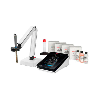 52472. MEDIDOR DE PH DE MESA C/ELECTRODO DE PH/ATC 8157BNUMD CUERPO EPOXICO Y KIT DE SOLUCIONES BUFFER 810199, SOPORTE, ADAPTADOR UNIVERSAL 100-240V Y CABLE MOD. PRO STAR 211 - ORION
