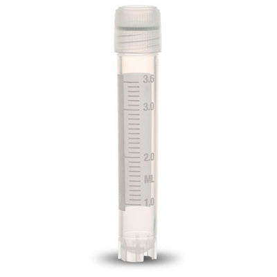 30872. VIAL CRIOGENICO (CRIOVIAL) 4ML POLIPROPILENO CLARO GRADUADO, ROSCADO C/SELLO DE SILICON C/100 SIMPORT