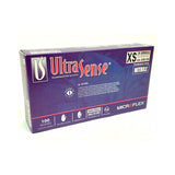 51987. GUANTES DE NITRILO AZUL SIN POLVO, DEDOS TEXTURIZADOS ULTRASENSE EXTRACHICA C/100 - MICROFLEX