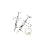 4314. MANGO DE PISTOLA, BLOQUEO INTEGRAL, CAPACIDAD 10ML, CUERPO DE VIDRIO DE BOROSILICATO/ACERO INOXIDABLE/LATON - WHEATON