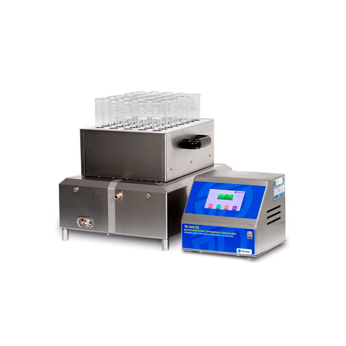 54649. BLOQUE DIGESTOR MICRO P/40 TUBOS C/CONTROLADOR DE TEMPERATURA, RAMPAS Y NIVELES - TECNAL