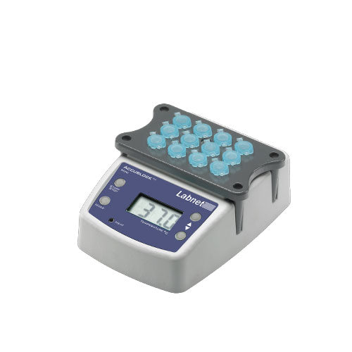 941. BAÑO SECO DIGITAL +5/100°C MINI C/BLOQUE INTEGRADO ACCUBLOCK 12X1.5ML 120V LABNET
