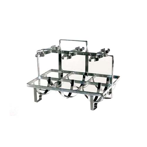 12071. SOPORTE P/TRANSPORTAR 6 MATRACES KJELDAHL, NO ESTERILIZABLE EN AUTOCLAVE - FISHERBRAND