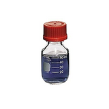 51560. FRASCO VIDRIO CLARO 50ML P/MEDIO DE CULTIVO GRADUADO C/TAPON DE ROSCA PAQUETE C/2 PIEZAS - PYREX