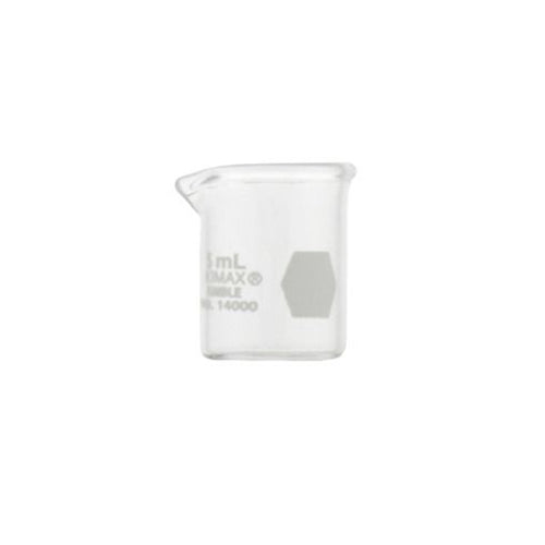 10839. VASO DE PRECIPITADO DE VIDRIO 5ML FORMA BAJA GRIFFIN C/3 KIMAX