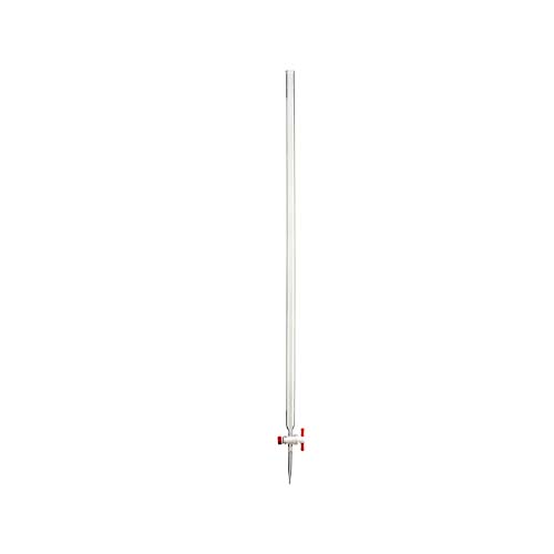 14220. BURETA DE VIDRIO 25ML CLASE A SERIALIZADA/CERTIFICADA C/LLAVE DE TEFLON - KIMAX