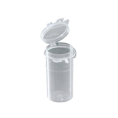 1094. CONTENEDOR DE PLASTICO P/MUESTRA 240ML GRADUADO, TAPA SNAP-SEAL PAQUETE C/20 PIEZAS CORNING