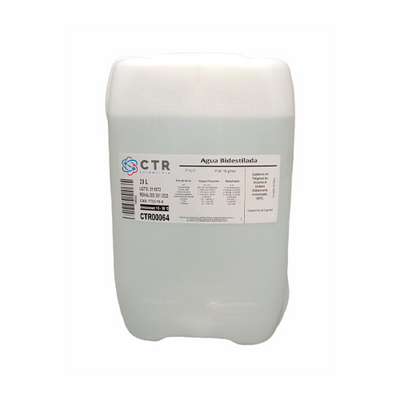 50927. AGUA BIDESTILADA PLASTICO PORRON 20LT - CTR