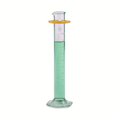 24673. PROBETA (MEDIDA CILINDRICA) DE VIDRIO 500ML CLASE A, ESCALA METRICA, SERIALIZADA/CERTIFICADA KIMAX