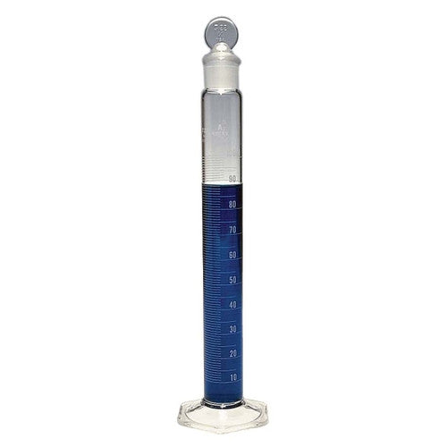51514. PROBETA (MEDIDA CILINDRICA) DE VIDRIO 100ML CLASE B C/TAPON ESMERILADO - KIMAX