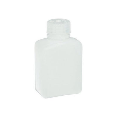 1600. FRASCO POLIETILENO ALTA DENSIDAD 500ML BOCA ANCHA, RECTANGULAR C/TAPON DE ROSCA DE POLIPROPILENO, NO ESTERIL PAQUETE C/2 PIEZAS - NALGENE