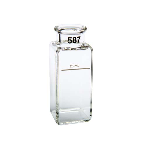 55012. CELDA DE VIDRIO CUADRADA 25ML, 1PULG - HACH