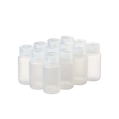 13666. FRASCO DE POLIPROPILENO 60ML TRANSPARENTE BOCA ANCHA C/TAPON DE ROSCA DE POLIPROPILENO PAQIETE C/5 PIEZAS - NALGENE