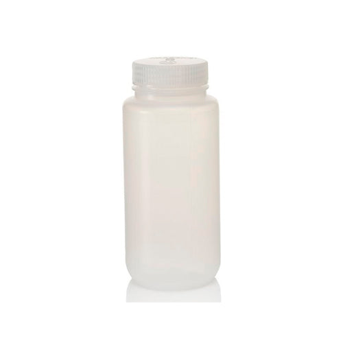 11092. FRASCO POLIPROPILENO 500ML TRANSPARENTE BOCA ANCHA C/TAPON DE ROSCA DE POLIPROPILENO NALGENE