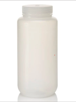 51536. FRASCO POLIPROPILENO 1LT TRANSPARENTE BOCA ANCHA C/TAPON DE ROSCA POLIPROPILENO NALGENE