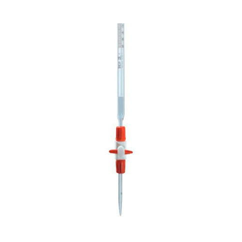 11530.BURETA DE VIDRIO 50ML CLASE A ACCU-RED SERIALIZADA/CERTIFICADA C/LLAVE DE TEFLON - PYREX
