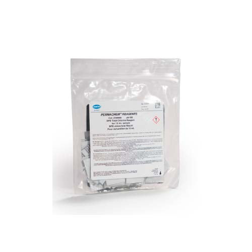 54758. REACTIVO CLORO TOTAL DPD EN POLVO P/MUESTRA DE 10ML C/100 SOBRES - HACH