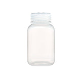 12238. FRASCO POLIPROPILENO 250ML TRANSPARENTE CUADRADO BOCA ANCHA PAQUETE C/2 PIEZAS NALGENE