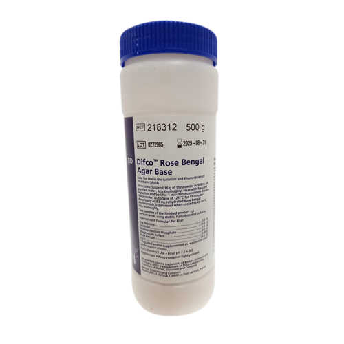 54449. BASE DE AGAR ROSA DE BENGALA 500GR BD DIFCO