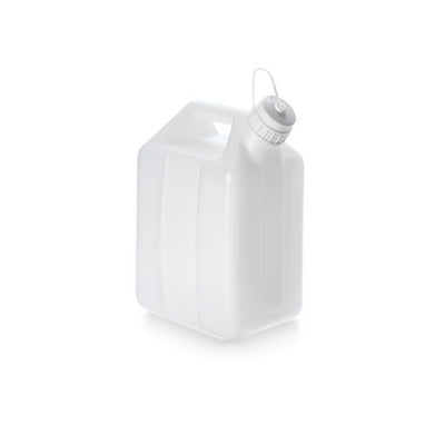 12296. GARRAFON (BIDON) DE POLIETILENO ALTA DENSIDAD 6LT C/TAPON DE ROSCA DE POLIPROPILENO - NALGENE