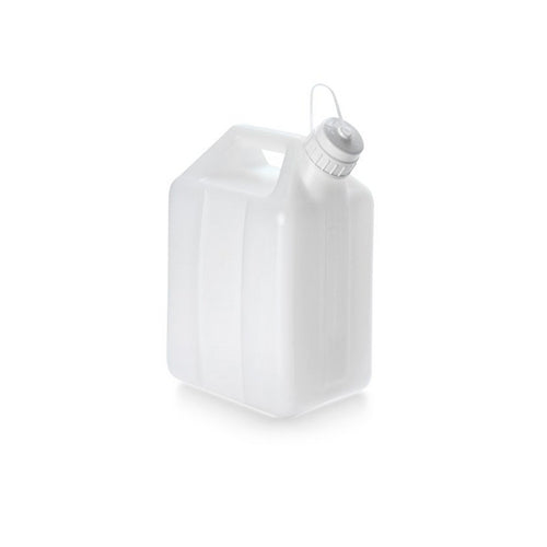 12296. GARRAFON (BIDON) DE POLIETILENO ALTA DENSIDAD 6LT C/TAPON DE ROSCA DE POLIPROPILENO - NALGENE