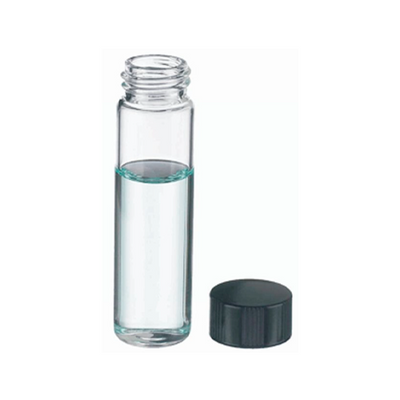 17751. VIAL VIDRIO CLARO 8ML, 17X63MM C/TAPON FENOLICO NEGRO CAJA C/200 PIEZAS - WHEATON