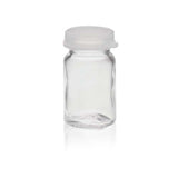 17493. FRASCO VIDRIO CLARO 8ML C/TAPA A PRESION LDPE CAJA C/144 PIEZAS - WHEATON