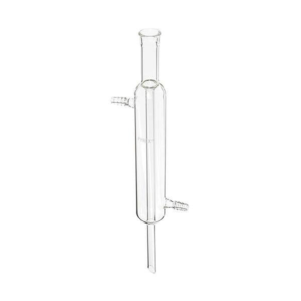 1102. CONDENSADOR DE VIDRIO LIEBIG C/TUBO RECTO INTERNO SELLADO 20CM - PYREX
