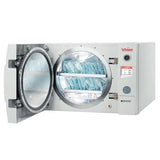51618. AUTOCLAVE 19LT DE SOBREMESA MOD. 2340EKA-D C/CONTROLADOR BACTSOFT, CICLO RAPIDO DE ESTERLIZACION, BOMBA DE AIRE P/SECADO A PUERTA CERRADA, 220V - TUTTNAUER