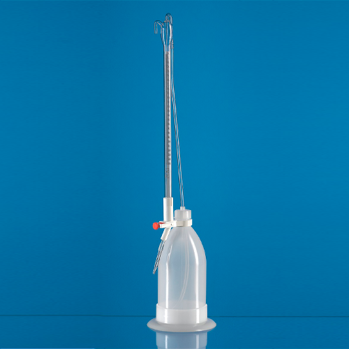 5423. BURETA AUTOMATICA DE VIDRIO TIPO SCHILLING 15ML C/FRASCO DE PLASTICO 500ML - BRAND