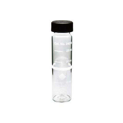 54749. CELDA DE VIDRIO REDONDA 10/25ML, 25MM C/TAPA C/6 - HACH