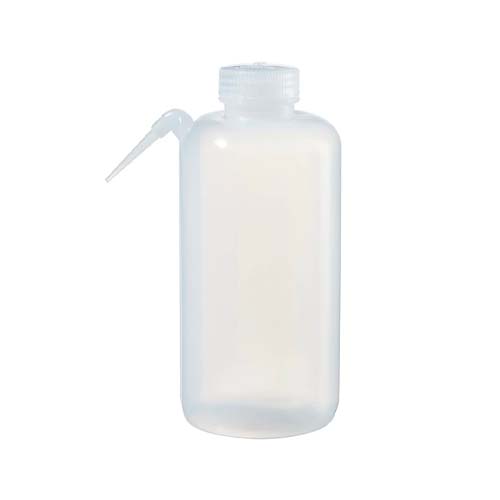 13726. PIZETA (FRASCO LAVADOR) 125ML BOCA ANCHA SALIDA LATERAL, POLIETILENO BAJA DENSIDAD C/TAPON DE ROSCA DE POLIPROPILENO PAQUETE C/2 PIEZAS - NALGENE