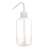 11109. PIZETA (FRASCO LAVADOR) 250ML BOCA ANGOSTA SALIDA SUPERIOR C/TAPA NATURAL TEFLON - NALGENE