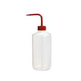 1463. PIZETA (FRASCO LAVADOR) 500ML HDPE P/SOLVENTES TAPA ROJA - NALGENE
