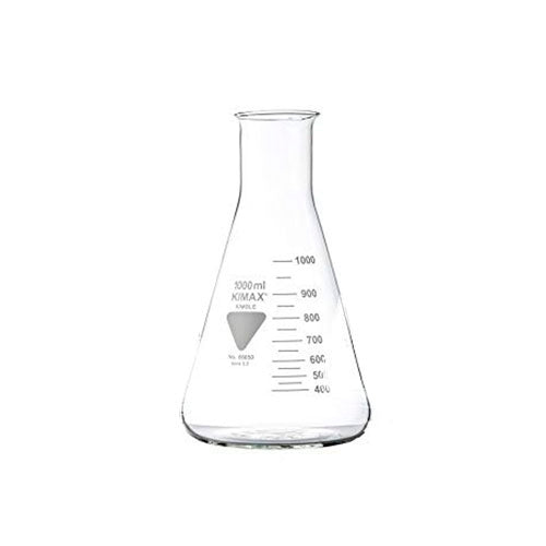 51507. MATRAZ ERLENMEYER DE VIDRIO 1000ML BOCA ANGOSTA - KIMAX