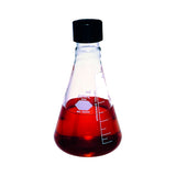 10877. MATRAZ ERLENMEYER DE VIDRIO 125ML C/TAPON DE ROSCA - KIMAX