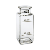 54955. CELDA DE VIDRIO 10/25ML, 1PULG CUADRADA C/2 HACH